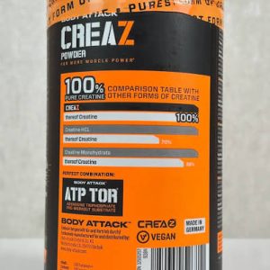 کراتین کریز بادی اتک 500 گرم | Body Attack CREAZ Creatine